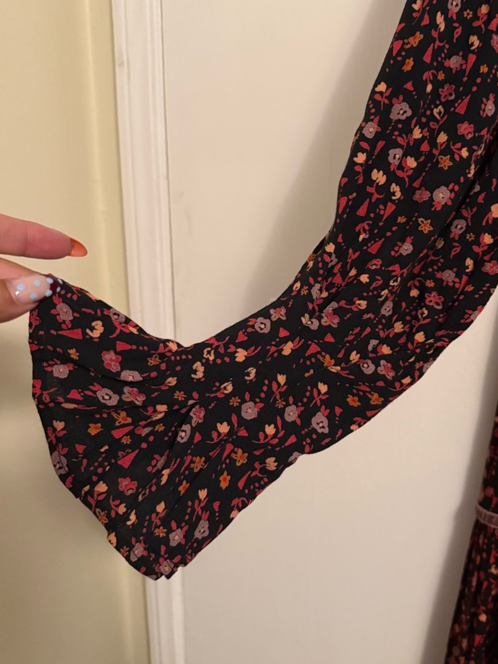 Free People Take A Little Time Floral Midi Dress Women’s Size 6 - Picture 11 of 13